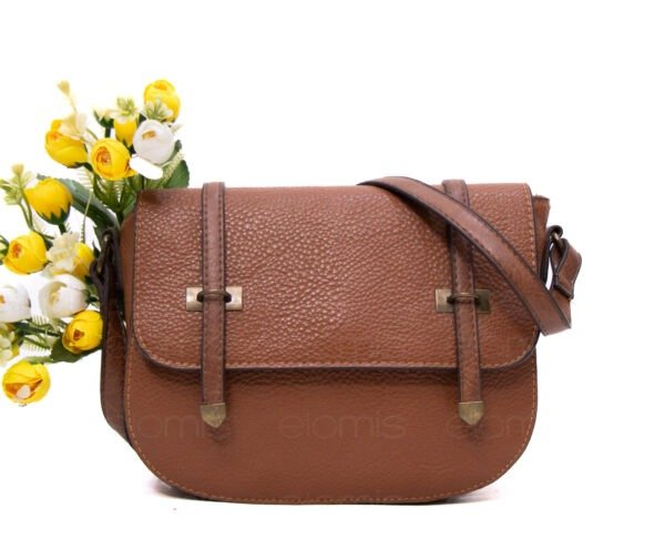 Sac bandoulière " sara fashion bag " moyenne taille - Marron