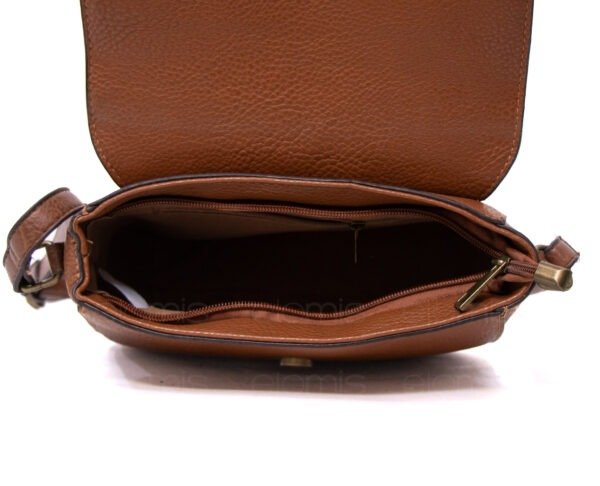 Sac bandoulière " sara fashion bag " moyenne taille - Marron – Image 6