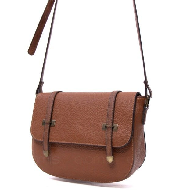 Sac bandoulière " sara fashion bag " moyenne taille - Marron – Image 2