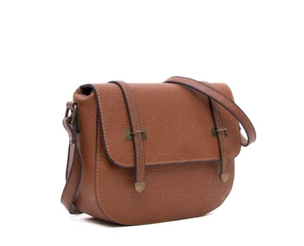 Sac bandoulière " sara fashion bag " moyenne taille - Marron – Image 3