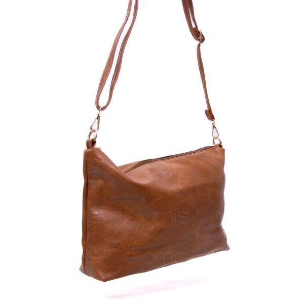 Grand sac porté épaule + sac bandoulière  " DUDLIN "- Marron – Image 7