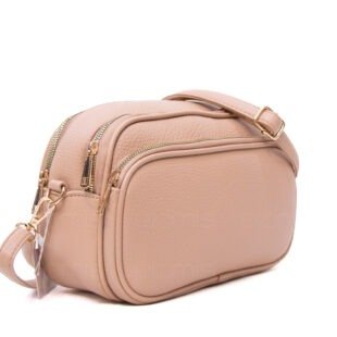 Petit sac arrondi à 4 compartiments "Herbosa" arrondi - Abricot