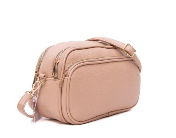Petit sac arrondi à 4 compartiments "Herbosa" arrondi - Abricot