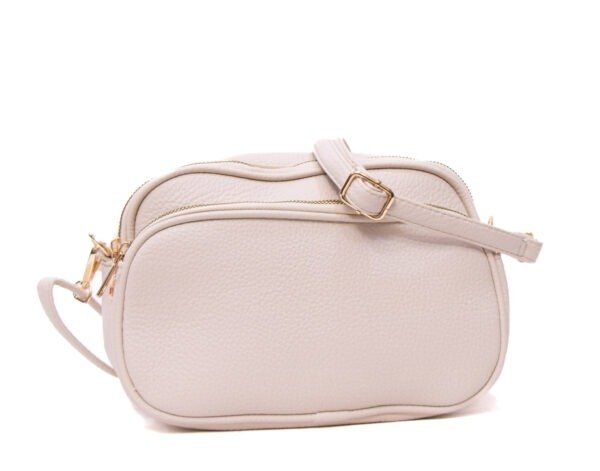 Petit sac arrondi à 4 compartiments "Herbosa" arrondi - Beige – Image 6