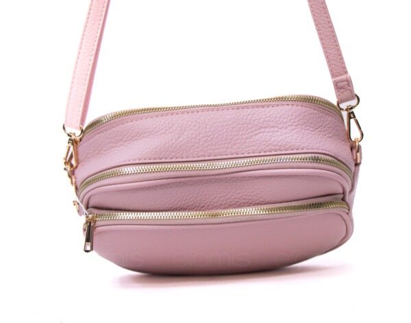 Petit sac arrondi à 4 compartiments "Herbosa" arrondi - Rose – Image 6