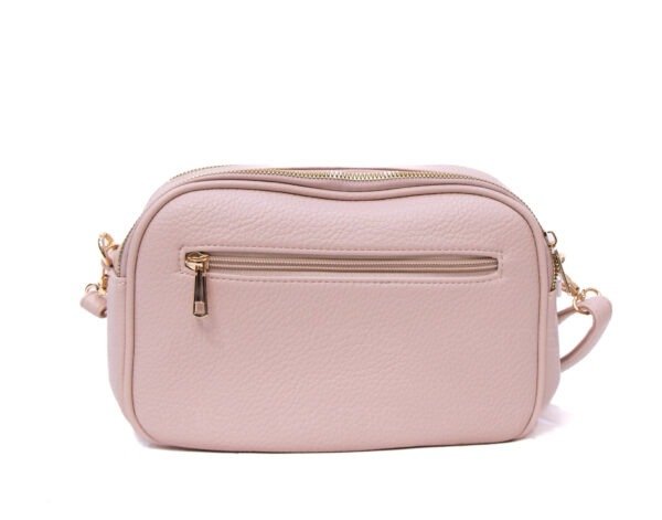 Petit sac arrondi à 4 compartiments "Herbosa" arrondi - Rose pastel – Image 5