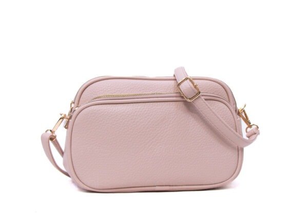 Petit sac arrondi à 4 compartiments "Herbosa" arrondi - Rose pastel – Image 4