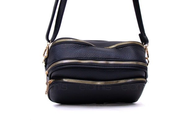 Petit sac arrondi à 4 compartiments "Herbosa" arrondi - Noir – Image 4
