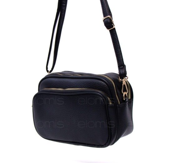 Petit sac arrondi à 4 compartiments "Herbosa" arrondi - Noir – Image 3