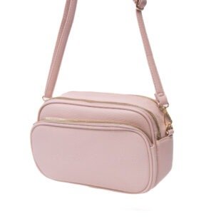 Alternative view of Petit sac arrondi à 4 compartiments "Herbosa" arrondi - Rose pastel
