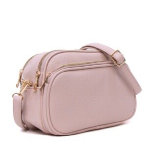 Petit sac arrondi à 4 compartiments "Herbosa" arrondi - Rose pastel