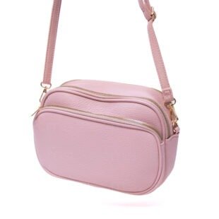Alternative view of Petit sac arrondi à 4 compartiments "Herbosa" arrondi - Rose
