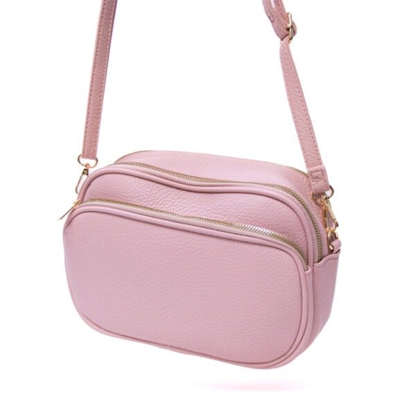 Petit sac arrondi à 4 compartiments "Herbosa" arrondi - Rose – Image 2