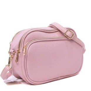 Petit sac arrondi à 4 compartiments "Herbosa" arrondi - Rose