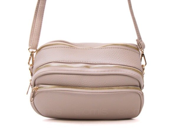 Petit sac arrondi à 4 compartiments "Herbosa" arrondi - Taupe – Image 5