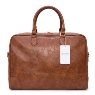 Alternative view of Sac cabas moyenne taille " Haorexi " - Marron