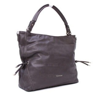Grand sac " VALENTINI GINO " à triple compartiments interne - Gris
