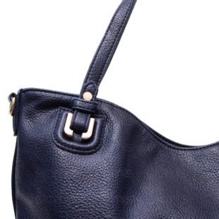 Alternative view of Grand sac " VALENTINI GINO " à triple compartiments interne 2 - Bleu foncé