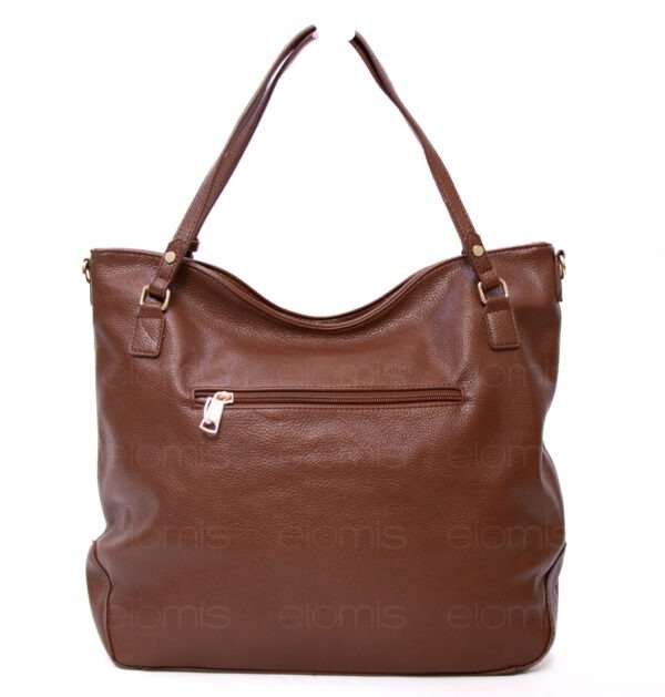 Grand sac " VALENTINI GINO " à triple compartiments interne 2 - Marron – Image 6