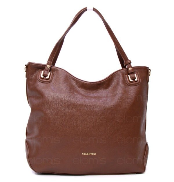 Grand sac " VALENTINI GINO " à triple compartiments interne 2 - Marron