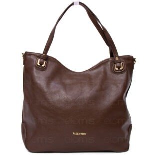 Grand sac " VALENTINI GINO " à triple compartiments interne 2 - Marron foncé