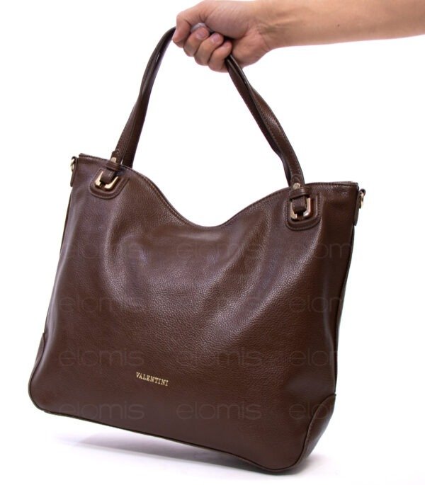 Grand sac " VALENTINI GINO " à triple compartiments interne 2 - Marron foncé – Image 4