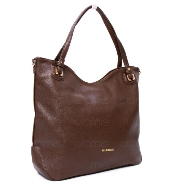 Grand sac " VALENTINI GINO " à triple compartiments interne 2 - Marron foncé – Image 3