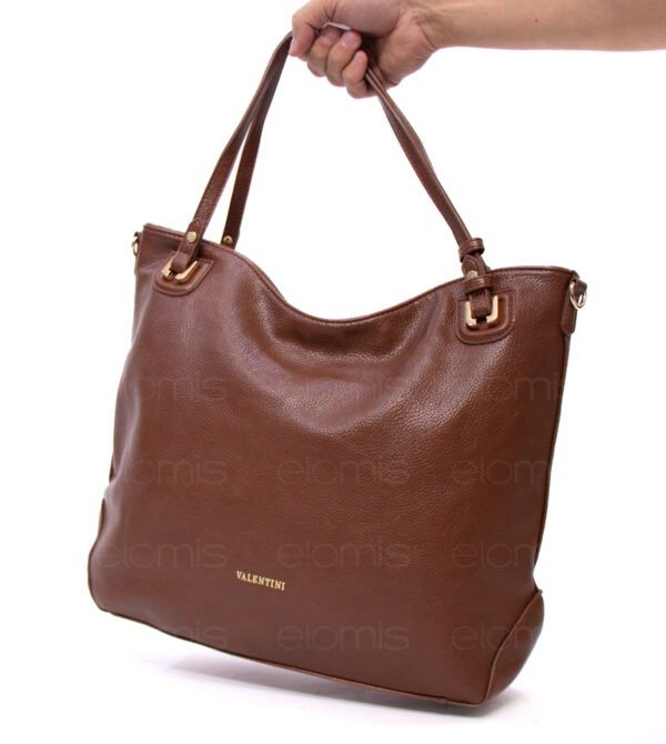 Grand sac " VALENTINI GINO " à triple compartiments interne 2 - Marron – Image 4