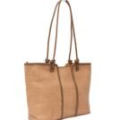 Alternative view of Sac porté épaule " Fashion Bag " cuir synthétique - Camel / Finitions Marron