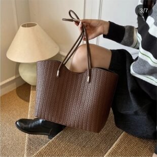 Alternative view of Sac porté épaule " Fashion Bag " avec pochette - Marron foncé