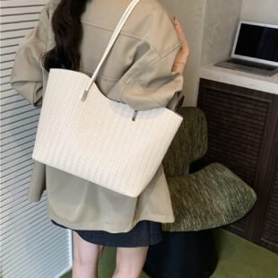 Alternative view of Sac porté épaule " Fashion Bag " avec pochette - Blanc cassé