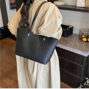 Alternative view of Sac porté épaule " Fashion Bag " avec pochette - Noir