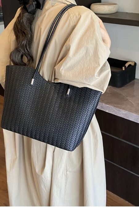 Alternative view of Sac porté épaule " Fashion Bag " avec pochette - Noir