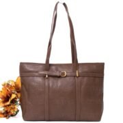 Alternative view of Sac porté épaule" Cinthia" vintage - Marron