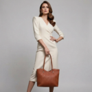 Alternative view of Sac porté épaule " Fashion Bag " avec pochette - Brique