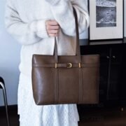 Sac porté épaule" Cinthia" vintage - Marron
