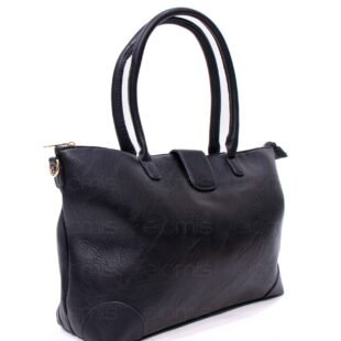 Sac à main / Cartable " Aurora " à triple compartiments - Noir