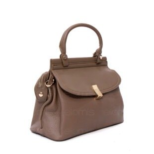 Sac à main " Aurora " moyene taille Vintage - Taupe