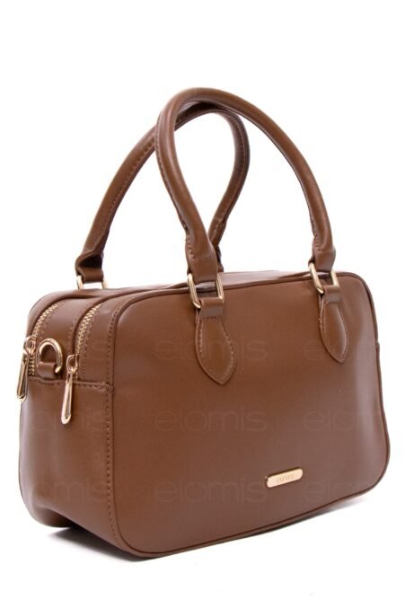 Bowling bag " Aurora " moyenne taille à double compartiments - Marron