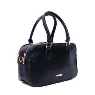 Bowling bag " Aurora " moyenne taille à double compartiments - Noir