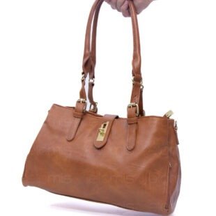 Sac à main " Andi Bag " à triple compartiments - Marron brique