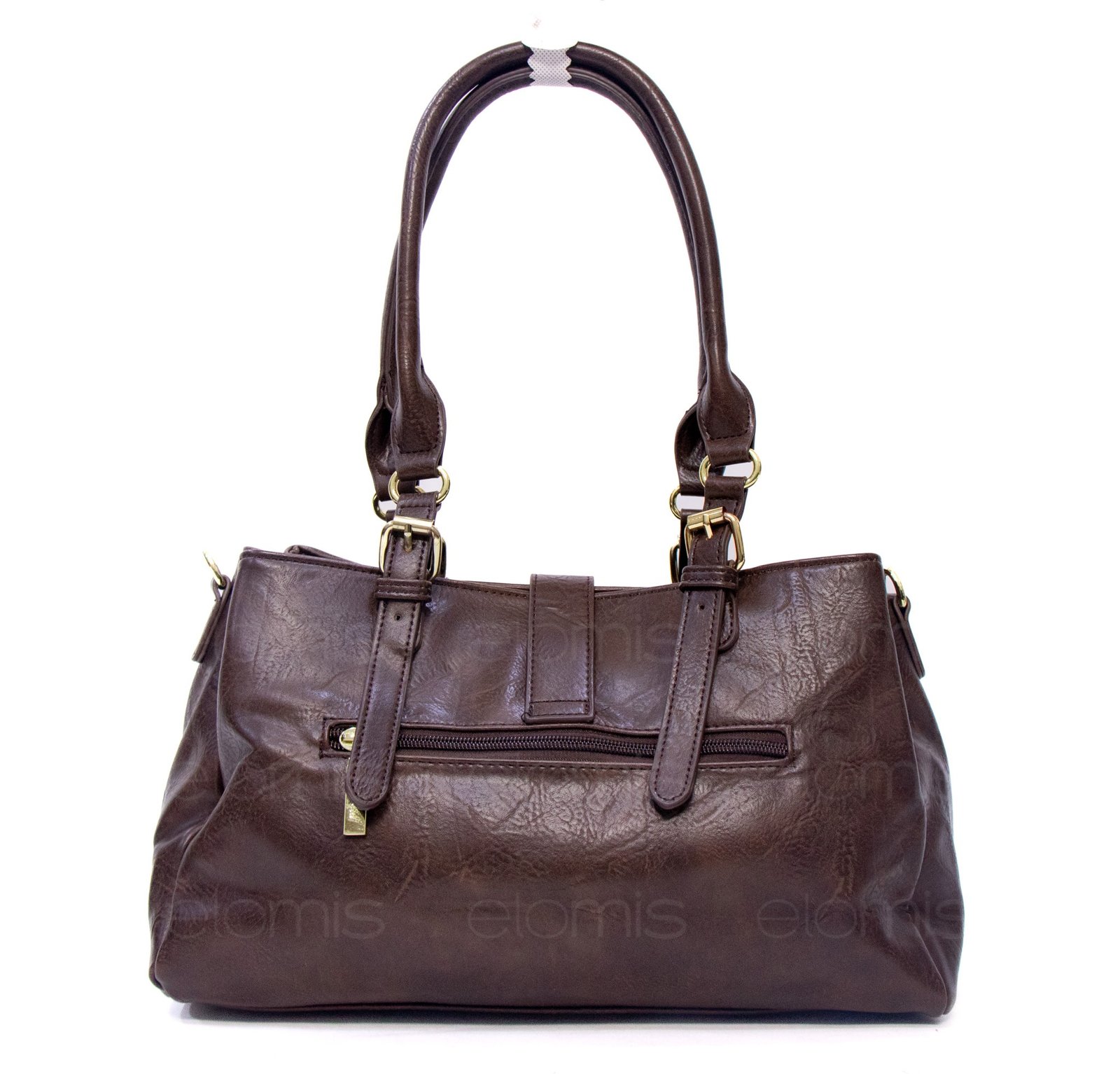 Sac à main " Andi Bag " à triple compartiments - Marron chocolat – Image 5