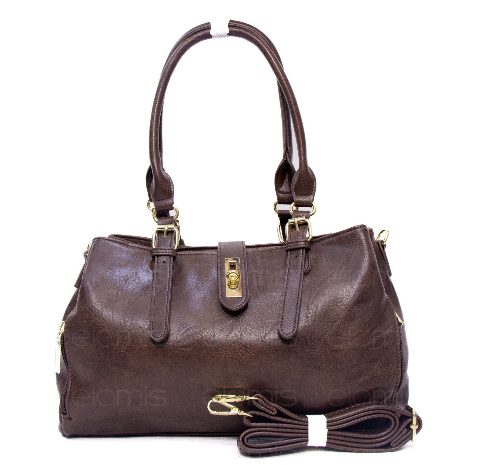 Sac à main " Andi Bag " à triple compartiments - Marron chocolat