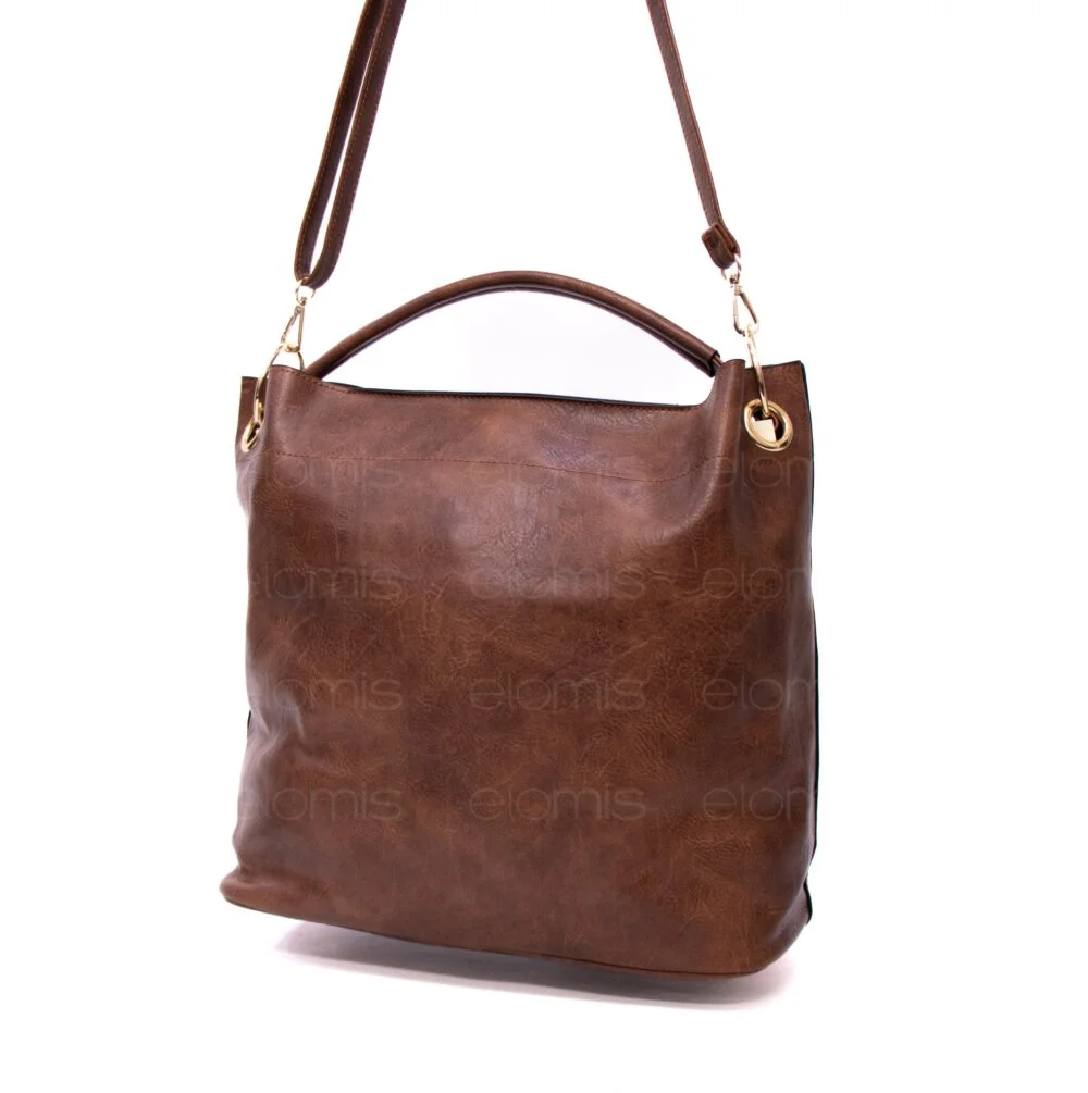 Grand sac à main + sac bandoulière avec deux anses interchangeables – Image 8