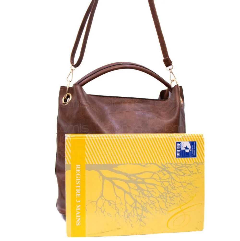 Grand sac à main + sac bandoulière avec deux anses interchangeables – Image 6