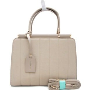 Sac à main " Miss Alita " à poignée rigide - Beige foncé