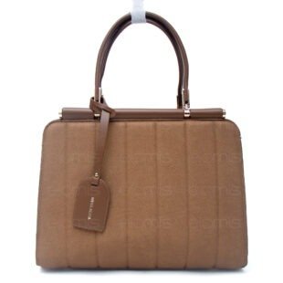 Sac à main " Miss Alita " à poignée rigide - Marron