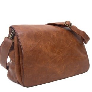 Sac cartable L'Odyssée à 6 compartiments - Marron