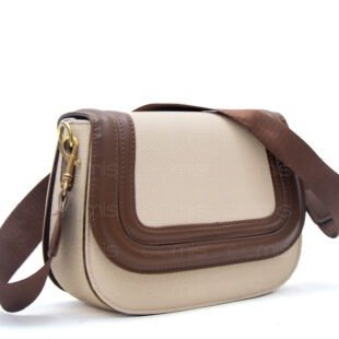 Sac bandoulière Glam - Beige / Marron