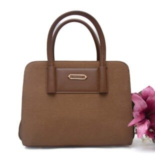 Sac à main " Miss Alita " classique - Marron